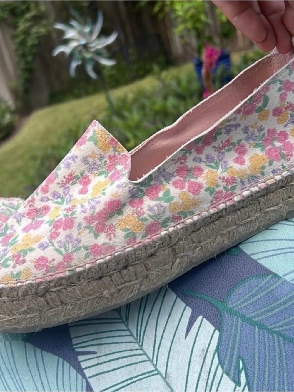 LoveShackFancy x Manebi Fruity Punch Floral  Espadrilles Cottagecore Dream